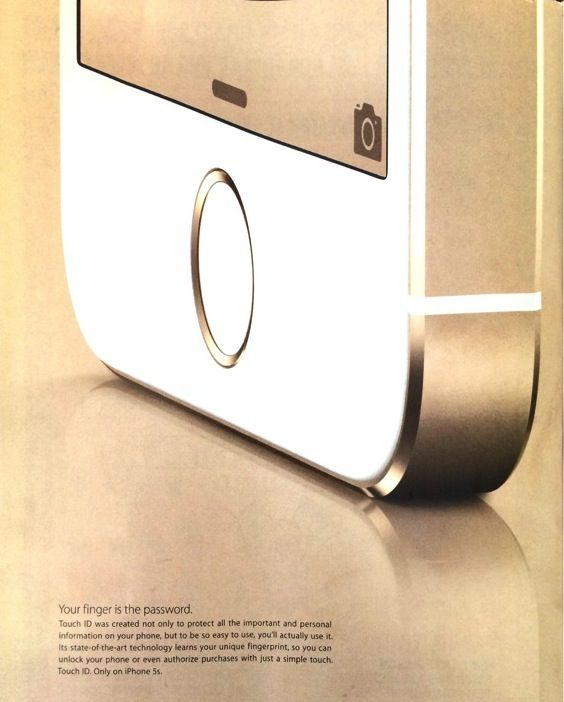 Reklama prasowa - iPhone 5S