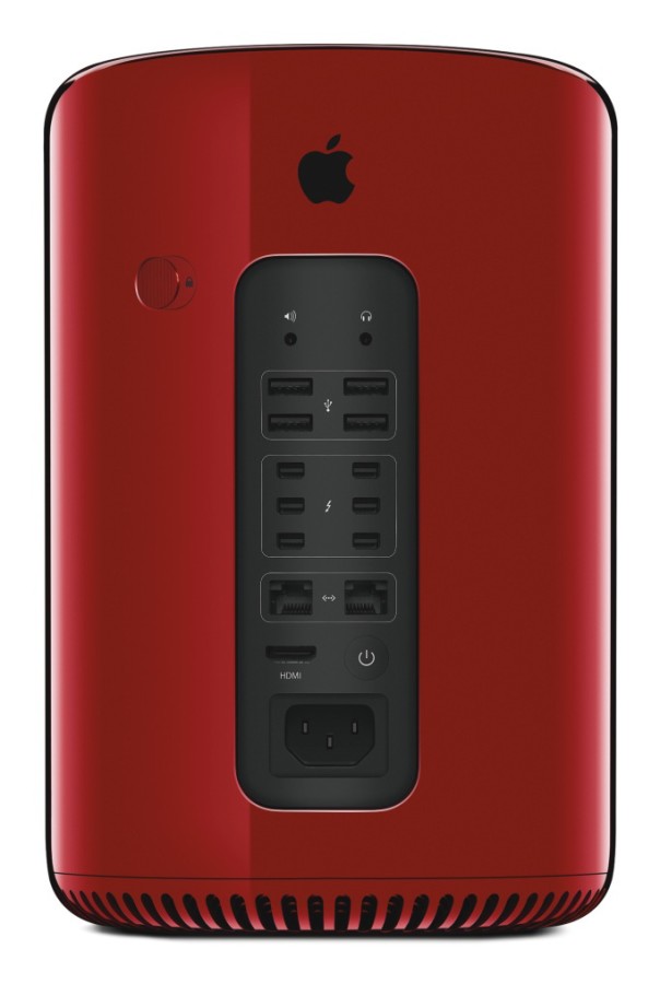 Czerwony Mac Pro