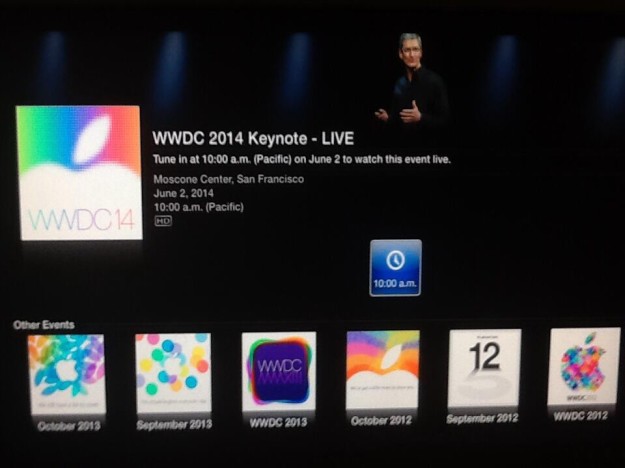 WWDC 2014 – Apple TV