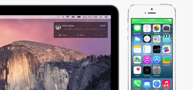 iOS 8 - odbieranie połączeń na OS X